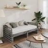 vidaXL Rozkládací denní postel Grey Solid Pine 2x(90x200) Náhled obrázku produktu 3