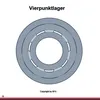 Vierpunktlager QJ210 -MPA ID 50mm AD 90mm Breite20mm FAG Produktbild-Vorschau 3