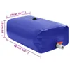 vidaXL Nádrž na vodu s kohoutkem Skládací 100 L PVC Náhled obrázku produktu 6