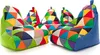 Ecopuf, Keiko Patchwork Sessel Outdoor, Sitzsack, Olivgrün Produktbild-Vorschau 8