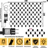 Diagram showing a net light product with dimensions and features. Produktbild-Vorschau