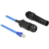 DeLOCK Kabel RJ45 Stecker zu RJ45 Buchse Cat.6 wasserdicht Produktbild-Vorschau 1