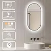 LoXa miroir de salle de bain Vienna 40×80 cm ovale avec Voir les images du produit 8