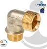 tecuro Winkel 90° Eurokonus G 3/4 Zoll AG x G 1/2 Zoll AG, Produktbild-Vorschau 2