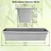 MePla - Set - Balkonkasten Balcony 100 cm + Untersetzer - Produktbild-Vorschau 3