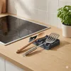 Raptor Löffelablage & Utensilienhalter Grauer Kunstoff - Produktbild-Vorschau 2