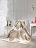Wohndecke 160x200 cm Beige-Braun-Weiß gemustert, Produktbild-Vorschau 1