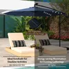 3 m Sonnenschirm mit LED, Terrassenschirm mit UV-Schutz & Produktbild-Vorschau 3