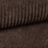 A close-up view of brown corduroy fabric, showing the ribbed texture. Produktbild-Vorschau