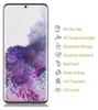 A smartphone screen protector with feature callouts. Produktbild-Vorschau