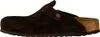 A side view of a single brown Birkenstock sandal. Produktbild-Vorschau
