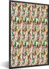 MuchoWow® MuchoWow® Gerahmtes Poster Blumen - Rosen - Produktbild-Vorschau 1