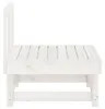 vidaXL Sofa ogrodowa 2 szt. Białe lite drewno sosnowe Podgląd zdjęcia produktu 6