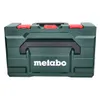 A dark green Metabo tool case with red latches and a black handle, set against a white background. Podgląd zdjęcia produktu