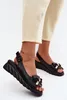 Leder Damen Plateau-Sandalen mit Verzierung Artiker 58C0055 Produktbild-Vorschau 3