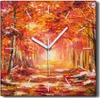 Coloray Hodiny Unikátní 30x30 cm  Tiché hodiny Pro obývací Produktbild-Vorschau 1