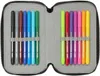 Astuccio triplo Teenage Mutant Ninja Turtles Nero Grigio Anteprima dell’immagine prodotto 3