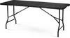 A black folding table is shown against a white background. Náhľad obrázku produktu