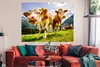 MuchoWow® Poster Kühe - Berge - Gras - Landschaft - Alpen Produktbild-Vorschau 2