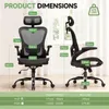 COMHOMA Bürostuhl Ergonomisch, Schreibtischstuhl mit Produktbild-Vorschau 6