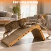 Kratzbrett Katzen, L Förmige Kratzpappe für Katzen, Karton Produktbild-Vorschau 10