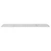 vidaXL Auvent de porte Gris 400x100 cm Polycarbonate Voir les images du produit 5