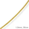 1,5mm Venezianerkette 585 Gold Gelbgold Kette Collier Produktbild-Vorschau 3