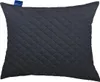 A dark gray quilted pillow on a white background. Produktbild-Vorschau