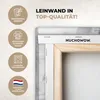 MuchoWow® - Leinwandbilder - Kunst - Farbe - Weiß - Schwarz Produktbild-Vorschau 3