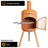 BonFeu BonBono Rust - Palenisko Ogrodowe - 45x45x165 cm Podgląd zdjęcia produktu 3