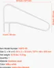 VEVOR Schwimmbad Handlauf, 1371x48x813 mm, 100 kg Produktbild-Vorschau 7