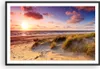 Gerahmtes Poster - Schwarzer Rahmen - Meer Strand Düne - Produktbild-Vorschau 1