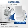 Filtre à air 2x remplacement pour Bosch 00481723 140x95mm Voir les images du produit 2