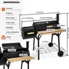 Holzkohlegrill 115 x 67 x 115 cm Produktbild-Vorschau 5
