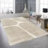 Moderner Hochflor Teppich Beige Akzente Weich, gemütlich, Produktbild-Vorschau 1
