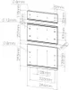 Frontale cucina Vicco R-Line Bianco lucido 39.6 x 70.4 cm Anteprima dell’immagine prodotto 2