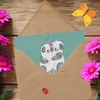 Mr. & Mrs. Panda Grußkarte Liebe Flitterwochen - Produktbild-Vorschau 3