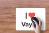 MuchoWow® Mauspad Mousepad Ich liebe - Vayen - Mädchen Produktbild-Vorschau 3