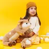 Cerf en peluche couché Orange Jouet 56 cm - Cerf Voir les images du produit 2