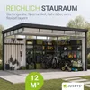 Juskys Metall Gerätehaus Luzern 12 m² - wetterfest & Produktbild-Vorschau 2