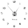 Ruhhy 22143 Design-3D-Wanduhr, 130 cm, silberfarben Produktbild-Vorschau 7