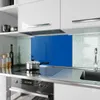 Küchenrückwand Spritzschutz Glas mit Motiv Dunkelblauer Produktbild-Vorschau 2