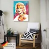 ARTland Leinwandbild Glamour-Gesicht Größe: 90x120 cm Produktbild-Vorschau 5