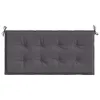 vidaXL Cuscino per panca da giardino antracite 120x50x3 cm Anteprima dell’immagine prodotto 9