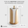 EXITOSO keukenrolhouder - bamboe - staand model Productafbeelding-voorbeeld 3