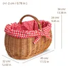 Creative Home Grote picknickmand, 45 x 32 x 34 cm, Productafbeelding-voorbeeld 3