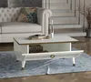 Couchtisch Cornelia Weiß | B 90 cm x H 38,2 cm x T 60 cm Produktbild-Vorschau 3