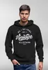 Hoodie Herren College Style Schriftzug Oldschool Vintage Produktbild-Vorschau 5