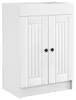 vidaXL Unter dem Waschbecken Badschrank Weiß 56 x 37,5 x 81 Produktbild-Vorschau 1