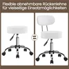 Yaheetech Drehhocker Rollhocker mit abnehmbaren Produktbild-Vorschau 5